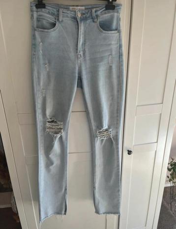 Lichtblauwe straight leg jeans maat M - Friday Denim beschikbaar voor biedingen