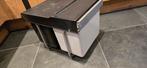 Dubbele inbouw prullenbak, 40 liter of meer, Ophalen of Verzenden, Gebruikt, Kunststof