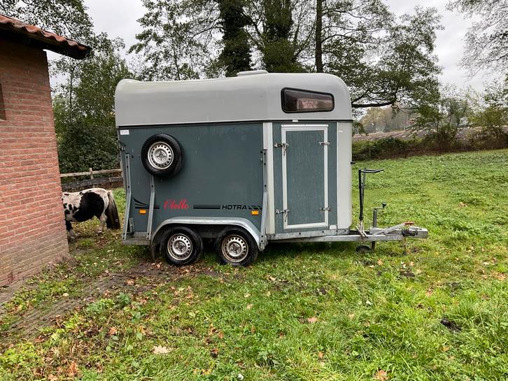 Nette HOTRA 1.5 Paards Paardentrailer, in een nette staat., Dieren en Toebehoren, Paarden en Pony's | Trailers en Aanhangwagens