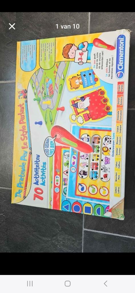 De pratende pen spel, Kinderen en Baby's, Speelgoed | Educatief en Creatief, Zo goed als nieuw, Elektronica, Taal en Lezen, Rekenen