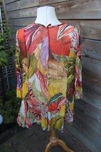 Tuniek oranje/ geel Paprika mt T2 (46) transparant Vaste pri, Geel, Maat 46/48 (XL) of groter, Ophalen of Verzenden, Zo goed als nieuw