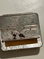 Prachtige oud sigaretten roldoosje! Tabaksdoosje rond 1965, Antiek en Kunst, Zilver, Ophalen