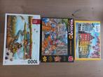 Puzzels 1000 stuks, Hobby en Vrije tijd, Denksport en Puzzels, Ophalen, 500 t/m 1500 stukjes, Zo goed als nieuw, Legpuzzel