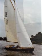 Klassieke zeilboot met Dino trailer, Watersport en Boten, Ophalen, Geen motor, Gebruikt, 6 meter of meer