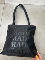 PRADA VINTAGE JAREN 90 ZWARTE SHOPPER SCHOUDERTAS, Ophalen of Verzenden, Zo goed als nieuw, Zwart, Shopper