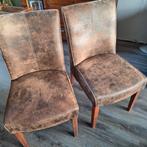 4 eetkamerstoelen van henzel en hazel, Ophalen of Verzenden, Gebruikt, Zwart, Vijf, Zes of meer stoelen