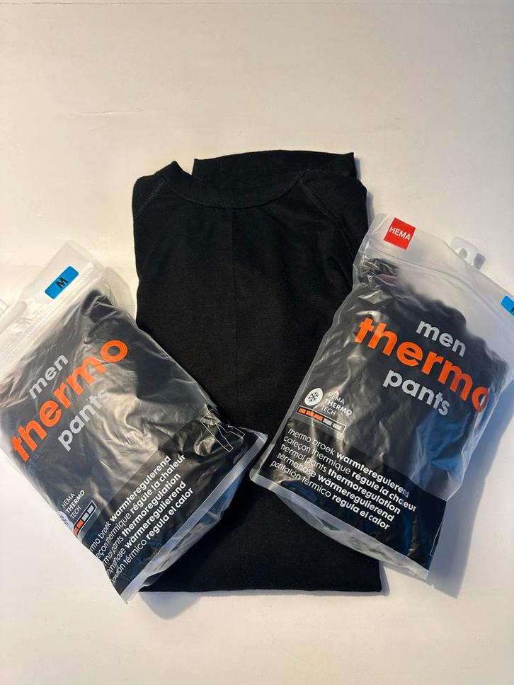 Hema Thermo Ondergoed Set - Maat M - nieuw, Kleding | Heren, T-shirts, Nieuw, Maat 48/50 (M), Zwart, Ophalen of Verzenden