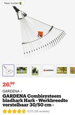 Gardena combisysteem bladhark werkbreedte 30 tot 50cm, Tuin en Terras, Hand-tuingereedschap, Nieuw, Ophalen of Verzenden