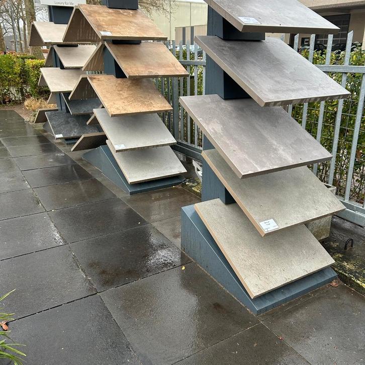 Keramische tuintegel 60x60, Tuin en Terras, Tegels en Klinkers, Nieuw, Terrastegels, Keramiek, 10 m² of meer, Ophalen