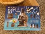 Microscoop set - Nieuwstaat, Ophalen of Verzenden, Zo goed als nieuw, Ontdekken, Met licht