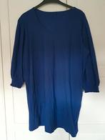plusbasics plus basics tuniek travelstof 48 blauw, Kleding | Dames, Ophalen of Verzenden, Zo goed als nieuw, Blauw, Blouse of Tuniek