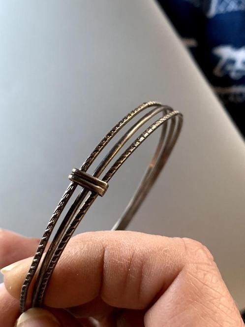Antieke zilveren rinkel armbanden 3 stuks 835 zilver 6,5 dia, Sieraden, Tassen en Uiterlijk, Antieke sieraden, Armband, Zilver