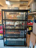 5x Terrarium 90x40x35cm lxdxh met stelling, Ophalen, Zo goed als nieuw