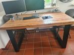 Eetkamertafel /mangohout 100 breed/ 80 hoog/ 160 lengte, Huis en Inrichting, Tafels | Eettafels, Ophalen, Overige materialen, 100 tot 150 cm