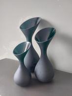 Vaas Light & Living mat zwart chique vazen 3 stuks Nieuw, Huis en Inrichting, Ophalen, Zwart, Nieuw, Glas