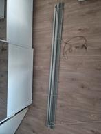 Zilverkleurige Luxflex jaloezie, Ophalen, Zo goed als nieuw, 200 cm of meer, 150 tot 200 cm
