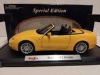 Maserati 3200 GT Cabriolet yellow Maisto metal 1:18 KRD, Hobby en Vrije tijd, Modelauto's | 1:18, Ophalen of Verzenden, Zo goed als nieuw