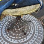 Demontabele oude tuintafel ... moet gepoetst, Ophalen, Gebruikt, Rond