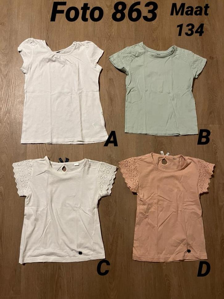 Shirt meisje maat 134 *foto 863*, Kinderen en Baby's, Kinderkleding | Maat 134, Zo goed als nieuw, Meisje, Shirt of Longsleeve