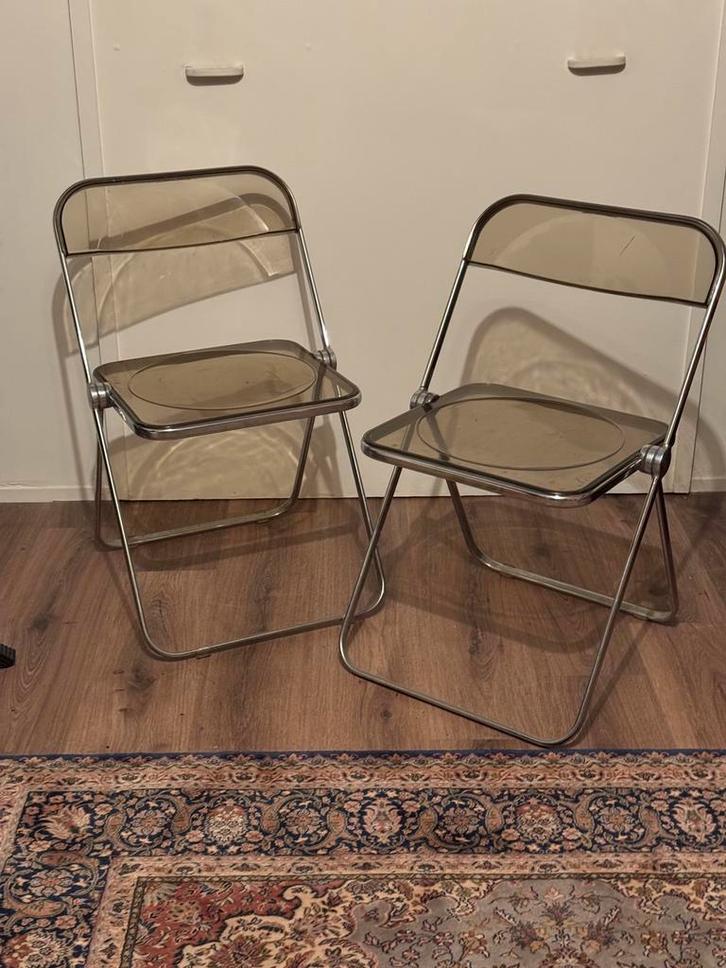 Giancarlo Piretti - Castelli Plia stoelen, Huis en Inrichting, Stoelen, Zo goed als nieuw, Eén, Kunststof, Ophalen