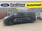Ford Transit Custom 320 2.0 TDCI L2H1 MS-RT DC AWD | Trekhaa, Auto's, Bestelauto's, Gebruikt, 4 cilinders, Zwart, Origineel Nederlands