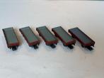 5 Märklin 4503 lage bakwagons, Wisselstroom, Gebruikt, Wagon, Ophalen of Verzenden