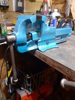 Bankschroef heuer front 135 zware bankschroef  zie foto's, Ophalen, Zo goed als nieuw, Bankschroef