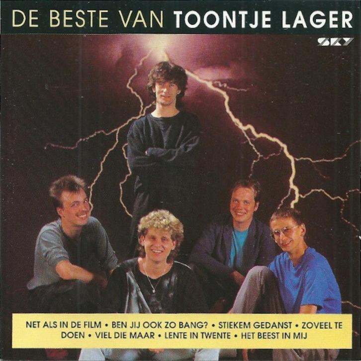 Neder-Pop C.D. (1990) TOONTJE LAGER -De Beste van...., Cd's en Dvd's, Cd's | Pop, Gebruikt, 1980 tot 2000, Ophalen of Verzenden