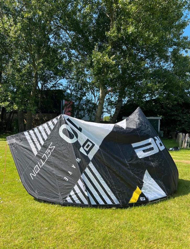 Core Section | 10M | Wave/Freeride/Beginner, Watersport en Boten, Kitesurfen, Zo goed als nieuw, 10 m², Geen board, Ophalen of Verzenden
