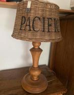 Riviera maison rattan lampkap, Huis en Inrichting, Lampen | Tafellampen, Ophalen, Zo goed als nieuw, Minder dan 50 cm