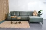 Kleine Hoekbank Groen H&H Novara [Refurbished], Huis en Inrichting, Banken | Bankstellen, 250 tot 300 cm, -, -, Hoekbank