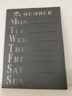Braxton metalen week kalender, Huis en Inrichting, Ophalen of Verzenden, Zo goed als nieuw
