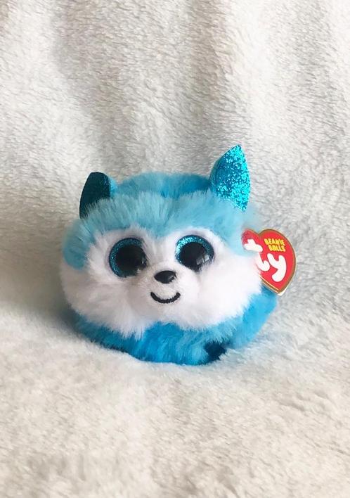 Ty Beanie Balls - Prince the Husky, Kinderen en Baby's, Speelgoed | Knuffels en Pluche, Nieuw, Hond, Ophalen of Verzenden