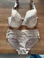 Livera Lingerie Setje - Beige met Luipaardprint, Kleding | Dames, Ophalen of Verzenden, Beige, Setje