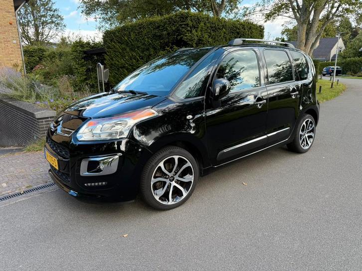 Citroën C3 Picasso 1.2 VTI 81KW/110PK 2017 Zwart, Auto's, Citroën, Particulier, C3 Picasso, Trekhaak, Benzine, C, MPV, Handgeschakeld