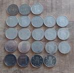 Nederland, 22 stuks munten van 1 gulden uit diverse jaren., Ophalen of Verzenden, Koningin Juliana, 1 gulden, Losse munt