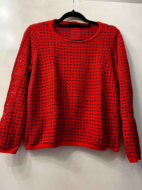 ZGAN! Mooie rode trui van Steps maat L!, Kleding | Dames, Truien en Vesten, Zo goed als nieuw, Maat 42/44 (L), Rood, Verzenden