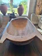 Landelijke oud houten trog XL, Antiek en Kunst, Ophalen of Verzenden