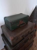 ~ Oude Groene Koffer, Antiek en Kunst, Curiosa en Brocante, Ophalen of Verzenden