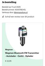 Wegman Bluetooth FM transmitter, Auto diversen, Carkits, Ophalen of Verzenden, Zo goed als nieuw