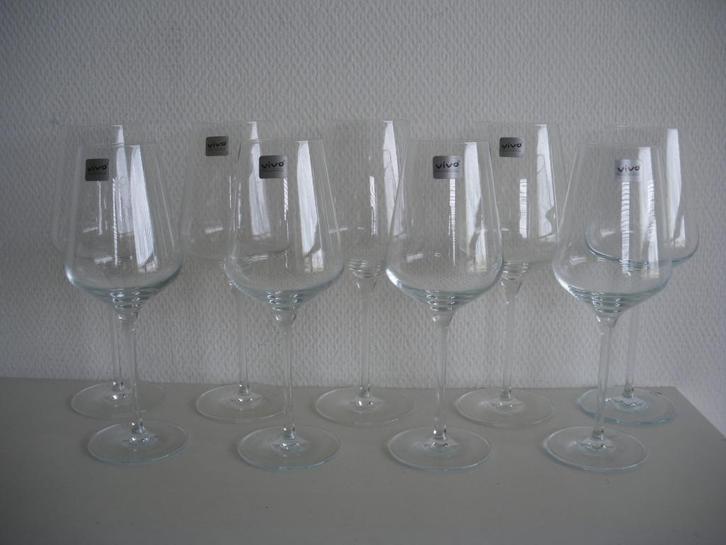 Vivo glazen, Huis en Inrichting, Keuken | Servies, Zo goed als nieuw, Glas of Glazen, Overige stijlen, Glas, Ophalen of Verzenden