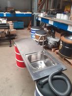 RVS spoelbak met rvs kraan en rvs keukenblad, Huis en Inrichting, Keuken | Keukenelementen, Ophalen, 25 tot 50 cm, Minder dan 100 cm