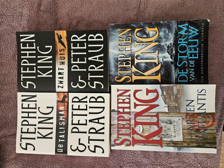 Stephen King 4x, Boeken, Overige Boeken, Gelezen, Ophalen of Verzenden