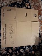 50 Verhuisdozen en 1 verhuisdeken, Doe-het-zelf en Verbouw, Kratten en Dozen, Ophalen, Doos, 50 tot 75 cm, Minder dan 40 cm
