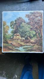 5 tegels met schilderachtige afbeelding €5,- samen., Antiek en Kunst, Ophalen of Verzenden