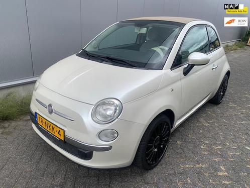 Fiat 500 C 1.2 Lounge AUTOMAAT AIRCO BJ 9-2010 APK 11-2026, Auto's, Fiat, Te koop, 500C, ABS, Airbags, Airconditioning, Boordcomputer