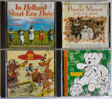4 x CD met meer dan 2,5 uren de leukste kinderliedjes! beschikbaar voor biedingen
