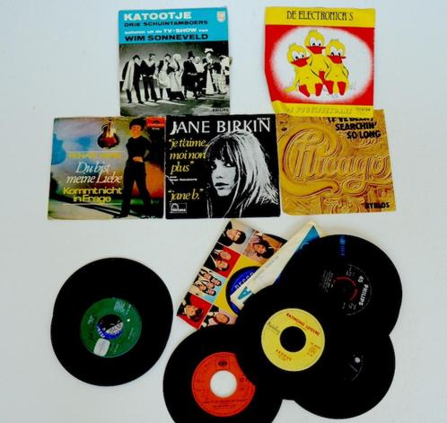 18 singles, oa Jane Birkin, Richie Valens, the Shadows, Cd's en Dvd's, Vinyl Singles, Gebruikt, Single, Pop, 12 inch, Ophalen of Verzenden