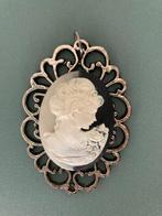 Camee hanger vrouw afbeelding, Overige materialen, Overige voorstellingen, Wit, Ophalen of Verzenden