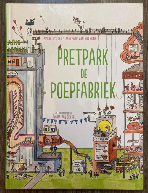 Pretpark POEPFABRIEK - M. Basseler & A. vd Brink, Boeken, Prentenboeken en Plaatjesalbums, Zo goed als nieuw, Ophalen of Verzenden